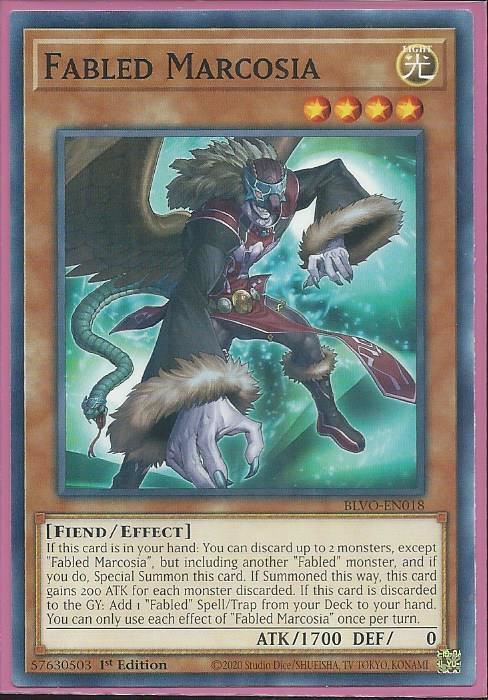 BLVO-EN018 Fabled Marcosia – Common