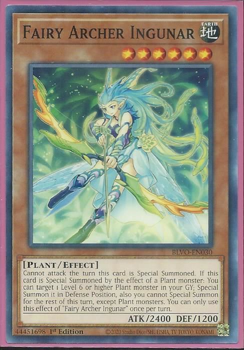 BLVO-EN030 Fairy Archer Ingunar – Common