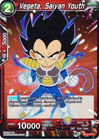 BT11-011 C - Vegeta, Saiyan Youth - Common