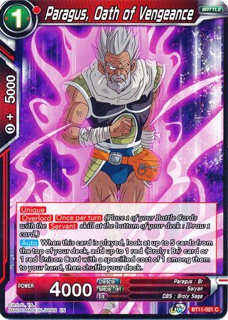 BT11-021 C - Paragus, Oath of Vengeance - Common