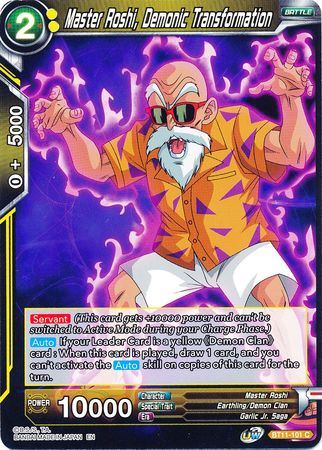 BT11-101 C - Master Roshi, Demonic Transformation - Common