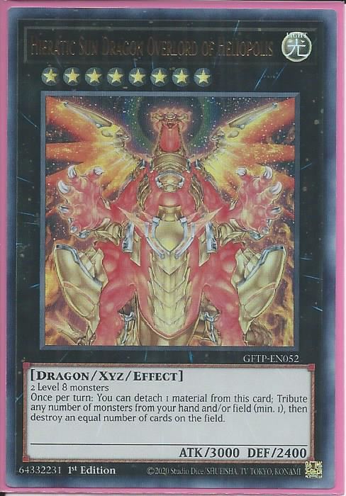 GFTP-EN052 Hieratic Sun Dragon Overlord of Heliopolis – Ultra Rare |