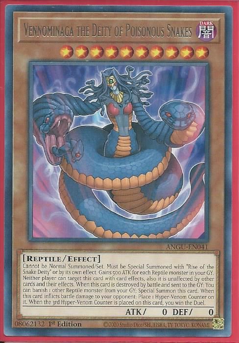 ANGU-EN041 Vemoninaga the Deity of Poisonous Snakes – Rare