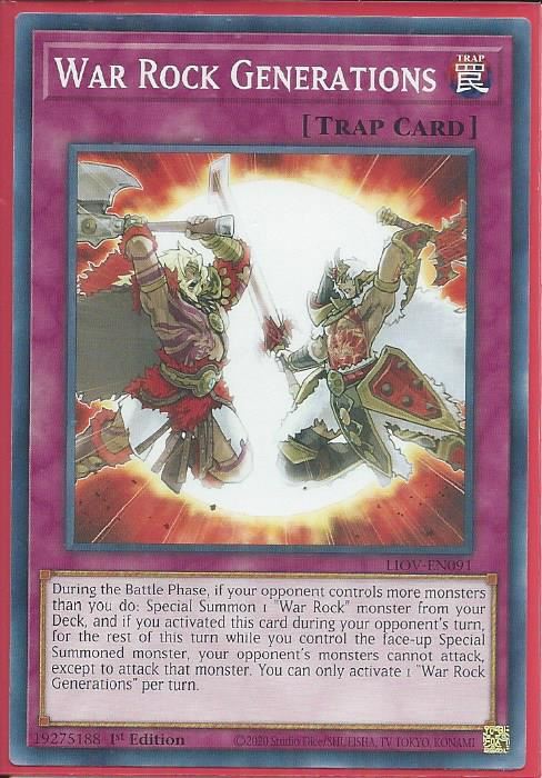 LIOV-EN091 War Rock Generations – Common