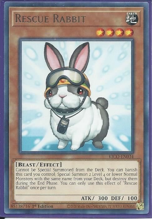 KICO-EN034 Rescue Rabbit – Rare |