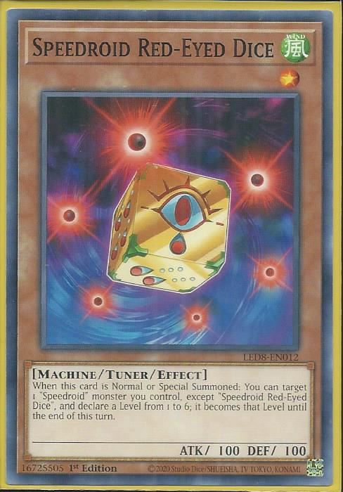 LED8-EN012 Speedroid Red-Eyed Dice – Common