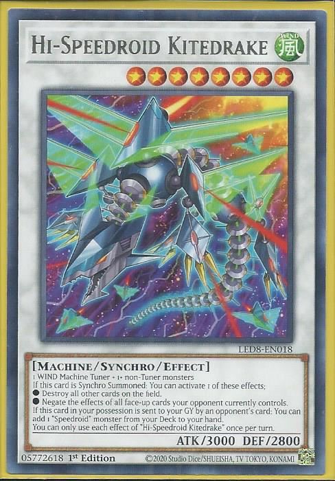 LED8-EN018 Hi-Speedroid Kitedrake – Rare