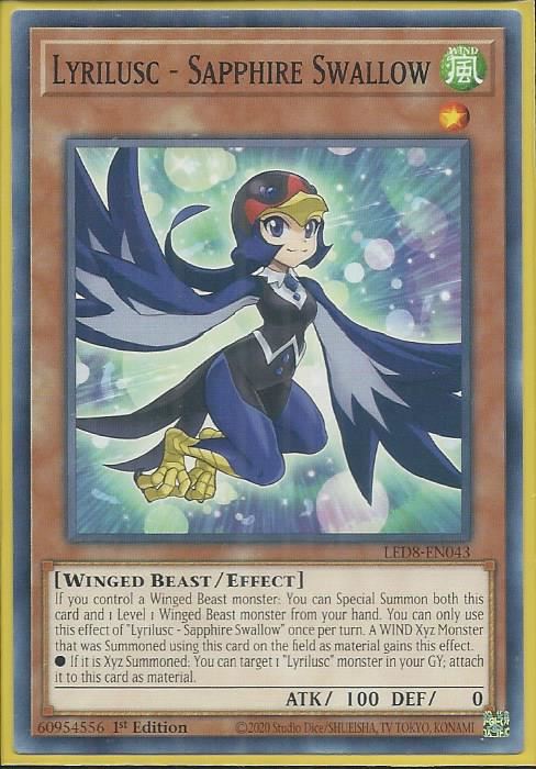 LED8-EN043 Lyrilusc – Sapphire Swallow – Common