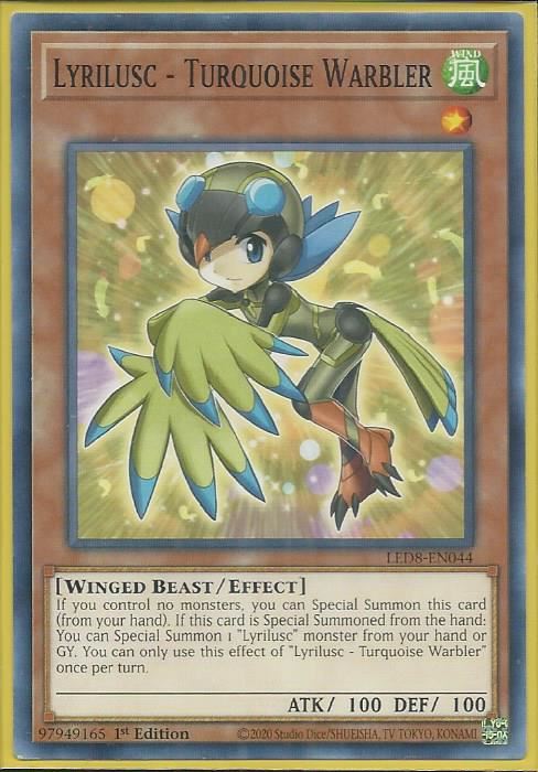 LED8-EN044 Lyrilusc – Turquoise Warbler – Common