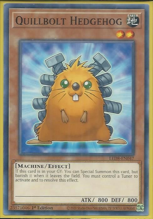 LED8-EN047 Quillbolt Hedgehog – Common