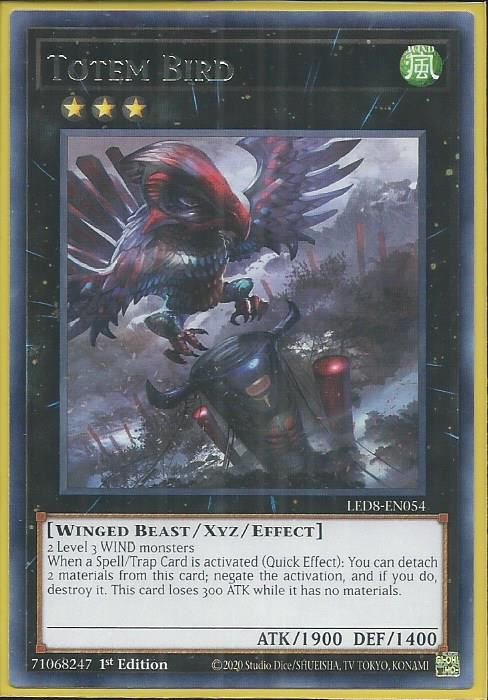 LED8-EN054 Totem Bird – Rare