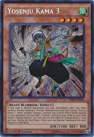 kduys THSF-EN005 - Yosenju Kama 3 - Secret Rare