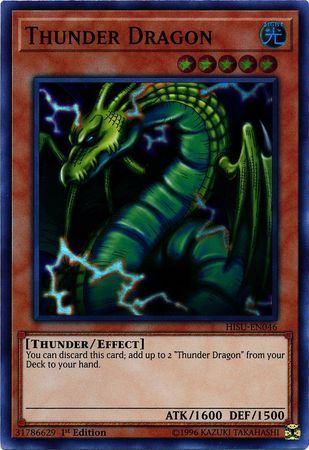 2tvni HISU-EN046 - Thunder Dragon - Super Rare