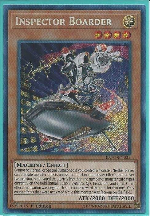 2tvni EXFO-EN035 Inspector Boarder – Secret Rare