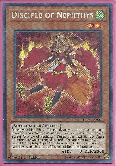 2tvni HISU-EN002 Disciple of Nephthys – Secret Rare