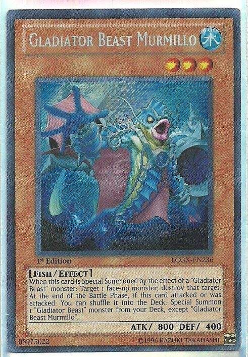 2tvni LCGX-EN236 Gladiator Beast Murmillo – Secret Rare