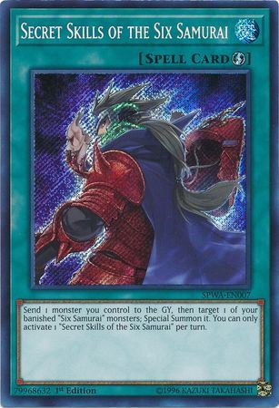 2tvni SPWA-EN007 - Secret Skills of the Six Samurai - Secret Rare