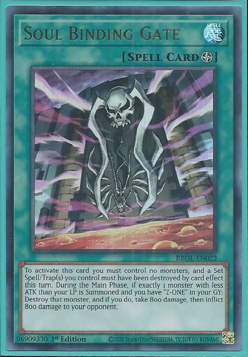 BROL-EN022 Soul Binding Gate – Ultra Rare