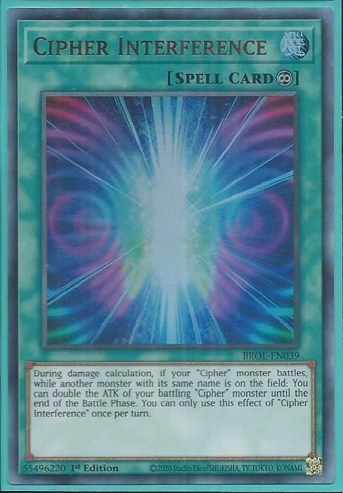 BROL-EN039 Cipher Interference – Ultra Rare