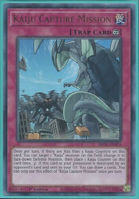 BROL-EN076 Kaiju Capture Mission – Ultra Rare