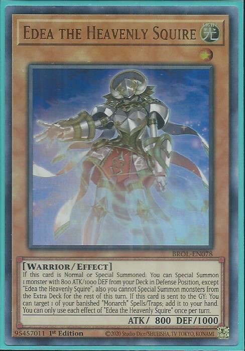 BROL-EN078 Edea the Heavenly Squire – Ultra Rare