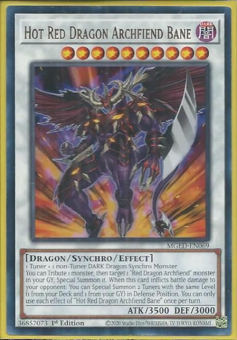 MGED-EN069 Hot Red Dragon Archfiend Bane – Rare