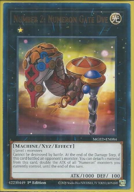 MGED-EN084 Number 2: Numeron Gate Dve – Rare