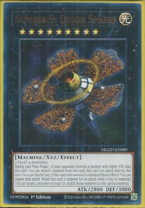 MGED-EN089 Number 9: Dyson Sphere – Rare