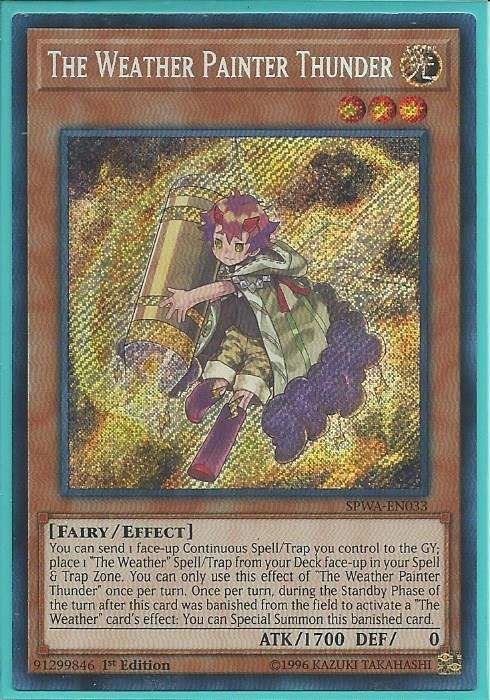 2tvni SPWA-EN033 The Weather Painter Thunder – Secret Rare