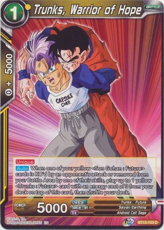 BT13-103 - Trunks, Warrior of Hope - Common