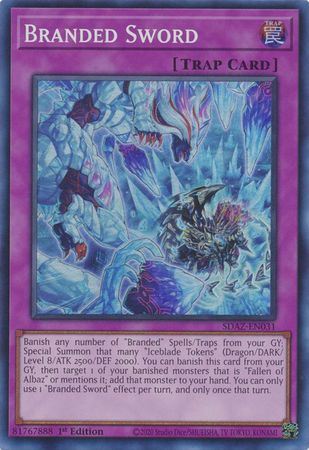 SDAZ-EN031 - Branded Sword - Super Rare