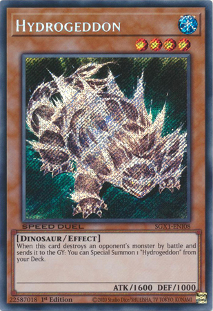 SGX1-ENI08 - Hydrogeddon - Secret Rare (Near mint)