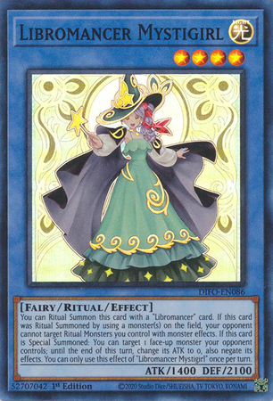 DIFO-EN086 - Libromancer Mystigirl - Super Rare