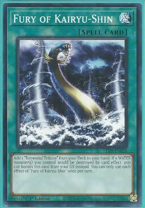 LED9-EN028 Fury of Kairyu-Shin – Common