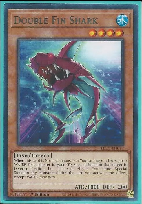 LED9-EN049 Double Fin Shark – Rare