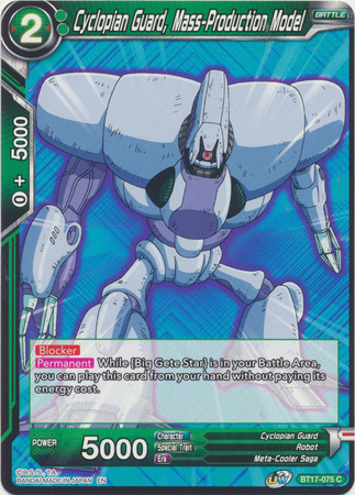 BT17-075 - Cyclopian Guard, Mass-Production Model - Common