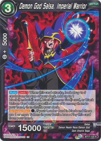 BT17-125 - Demon God Salsa, Imperial Warrior - Rare
