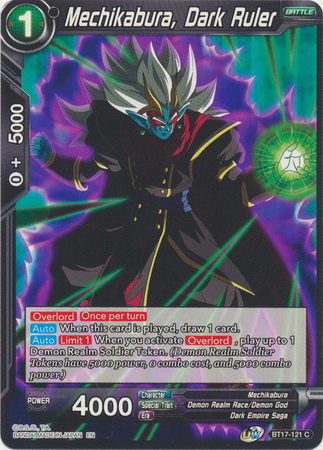 BT17-121 - Mechikabura, Dark Ruler - Common