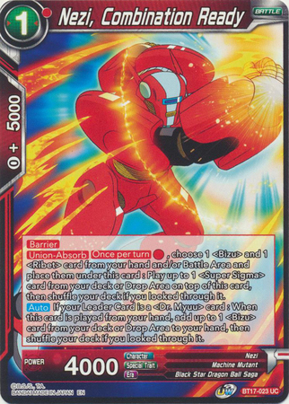 BT17-023 - Nezi, Combination Ready - Uncommon