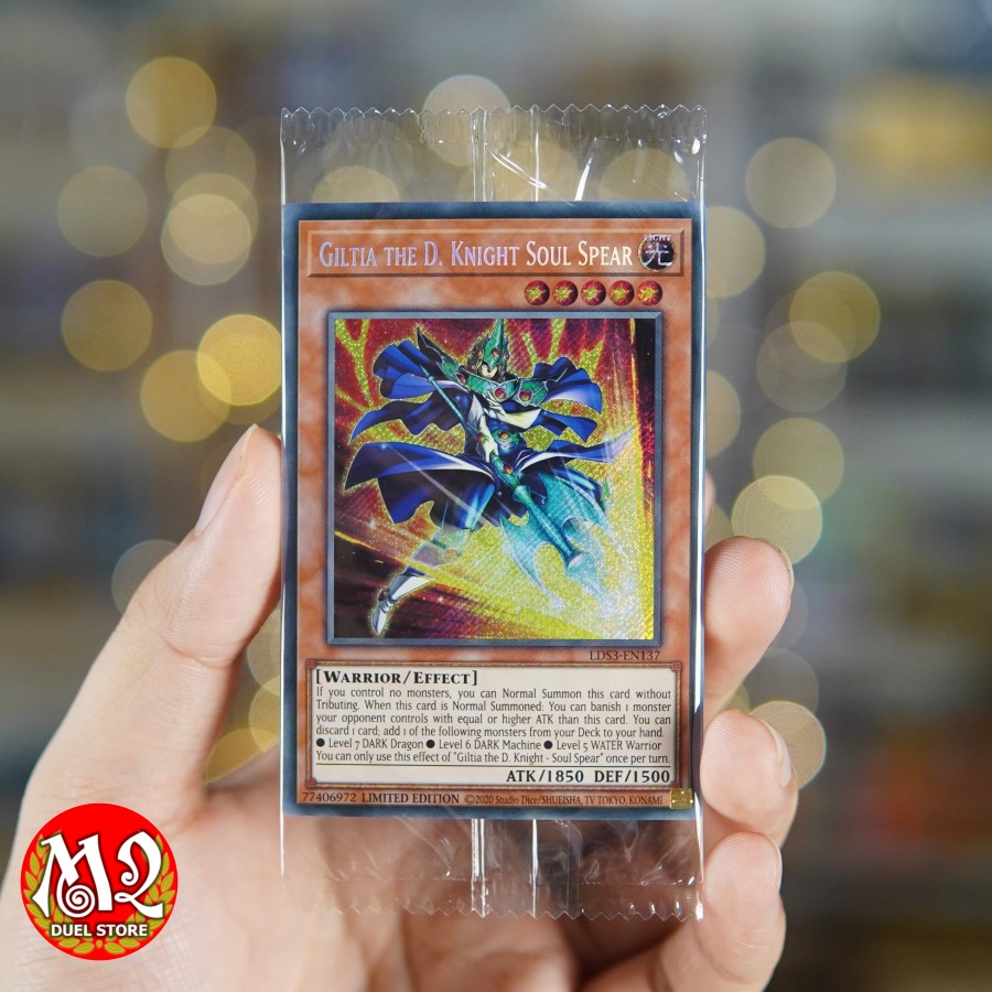 LDS3-EN137 Giltia the D Knight Soul Spear – Secret Rare