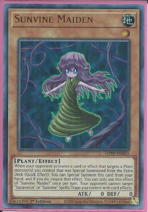 kabuGFTP-EN015 Sunvine Maiden – Ultra Rare