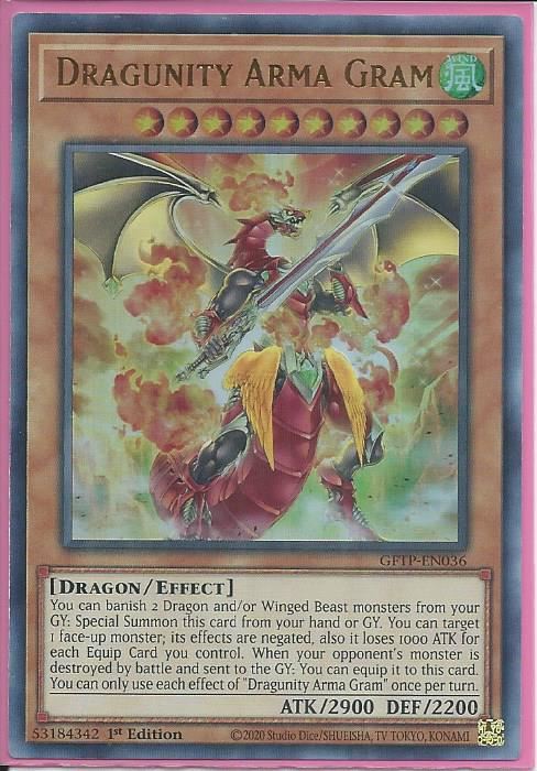 kabu GFTP-EN036 Dragunity Arma Gram – Ultra Rare