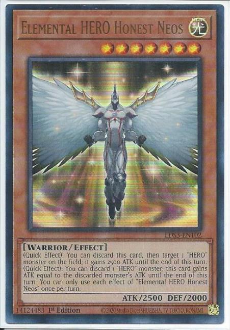 LDS3-EN102 Elemental HERO Honest Neos – Ultra Rare |