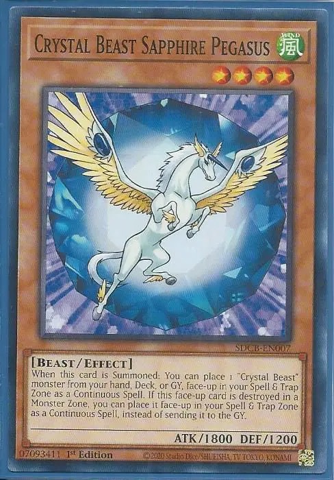 SDCB-EN007 Crystal Beast Sapphire Pegasus – Common