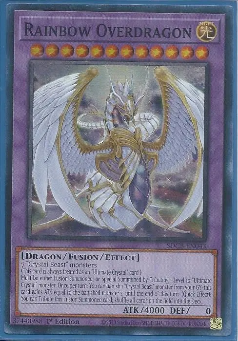 SDCB-EN043 Rainbow Overdragon – Super Rare