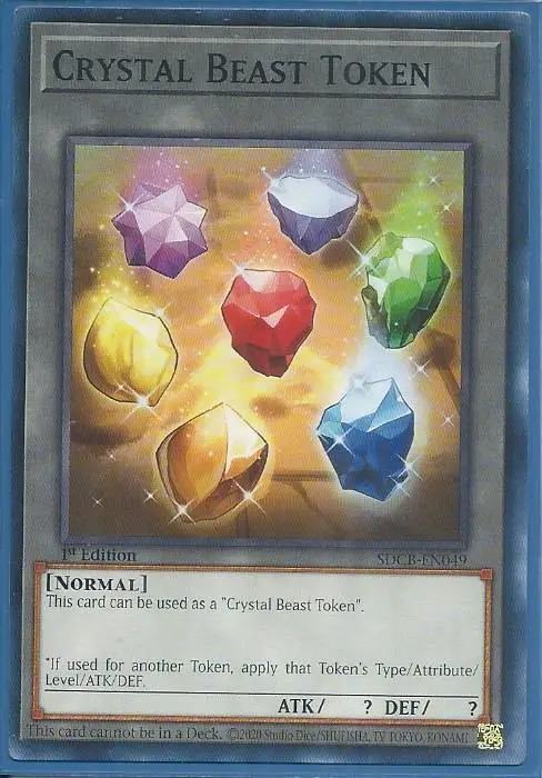 SDCB-EN049 Crystal Beast Token – Common