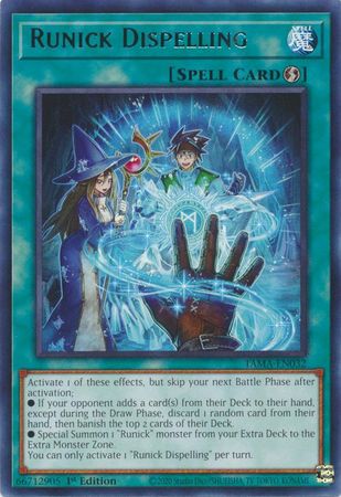 TAMA-EN032 - Runick Dispelling - Rare