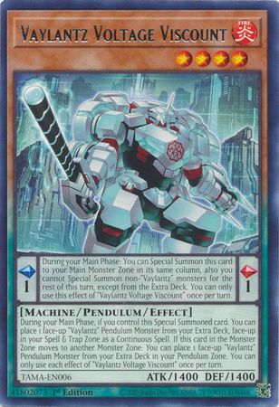 TAMA-EN006 - Vaylantz Voltage Viscount - Rare