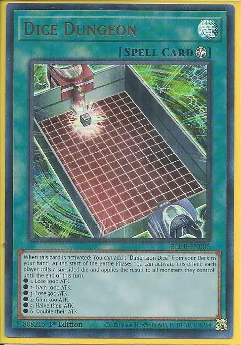 BLCR-EN005 Dice Dungeon – Ultra Rare