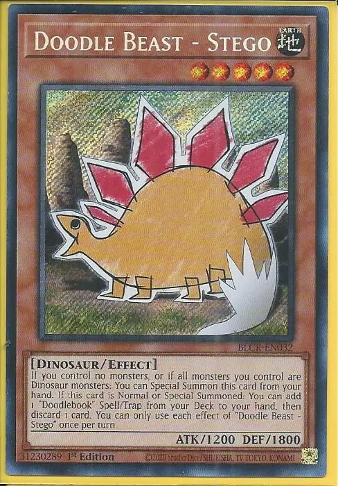 BLCR-EN032 Doodle Beast – Stego – Secret Rare